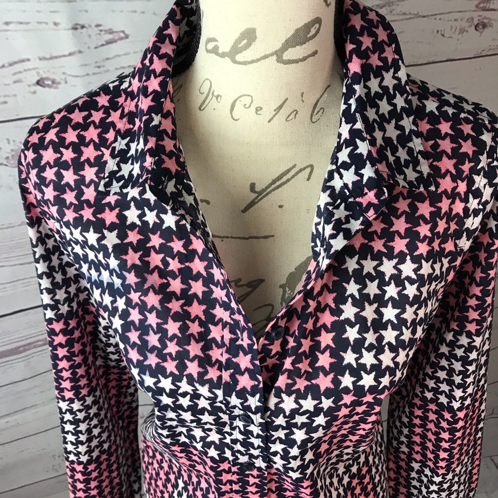 Tommy Hilfiger women’s button down star design med